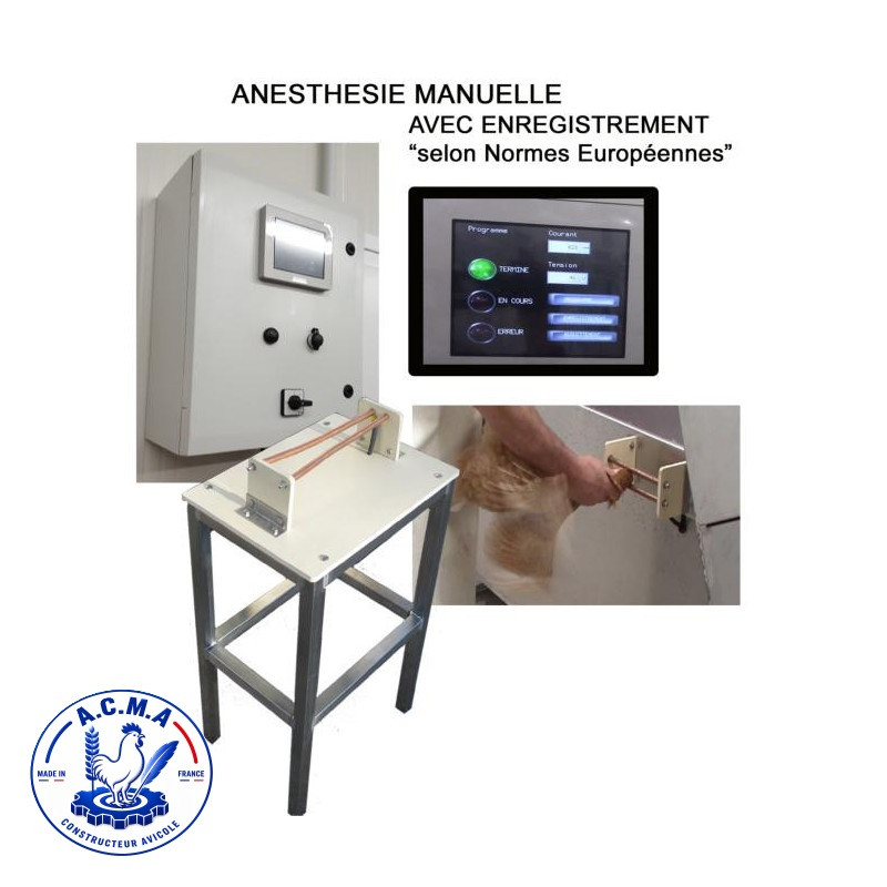 ANESTHESIE MANUELLE selon Norme Européenne