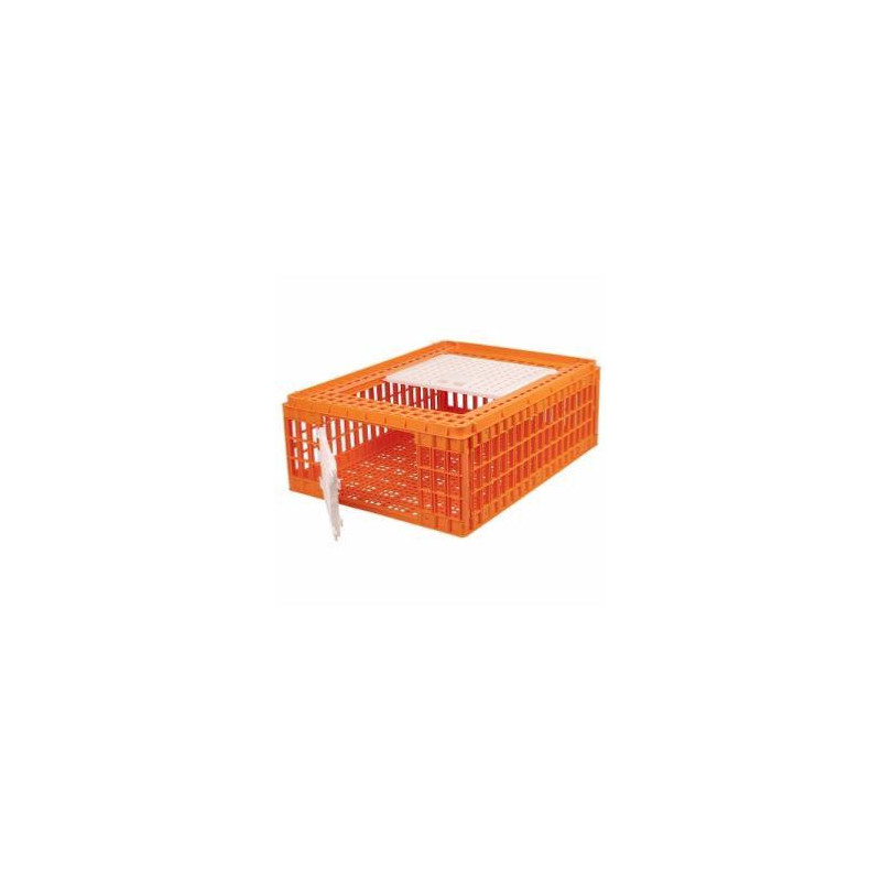 Boîte De Transport Pour Volaille Kerbl - Pour Poussins, Cailles, Poules Naines - Avec Volet Latéral, Plastique Incassable